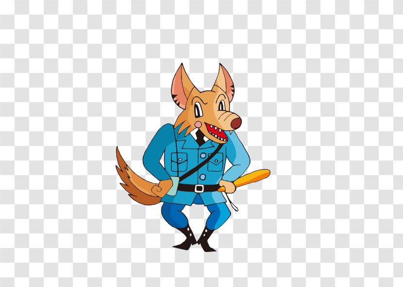 Gray Wolf Cartoon Animal - Poster - Mr. Security Transparent PNG