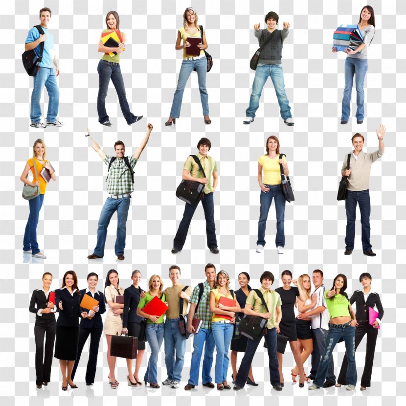 Student Stock Photography Education School - Team - Happy College Hotties Transparent PNG