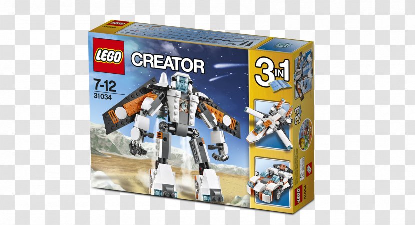 Lego Creator Toy Block City - Minifigure - Futuristic Flyer Transparent PNG