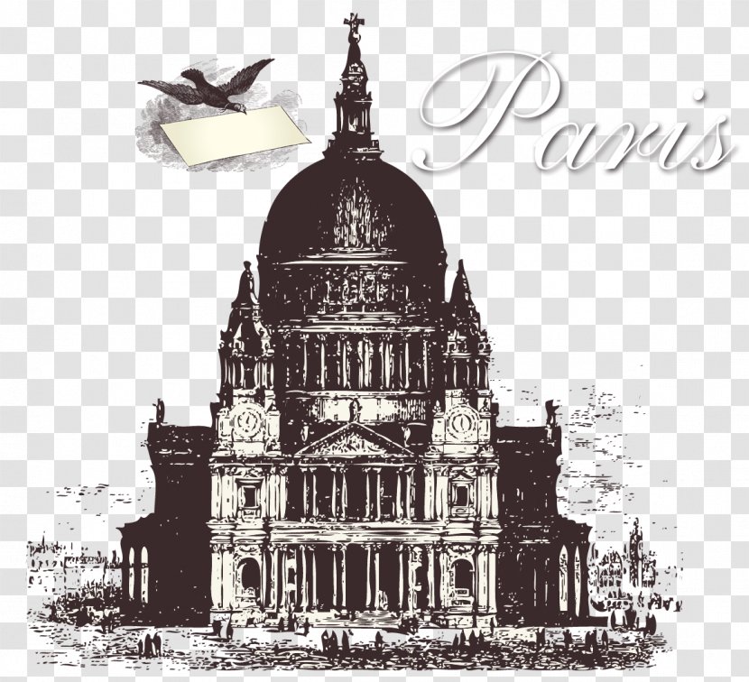 London Paris Postage Stamp - Synagogue Transparent PNG