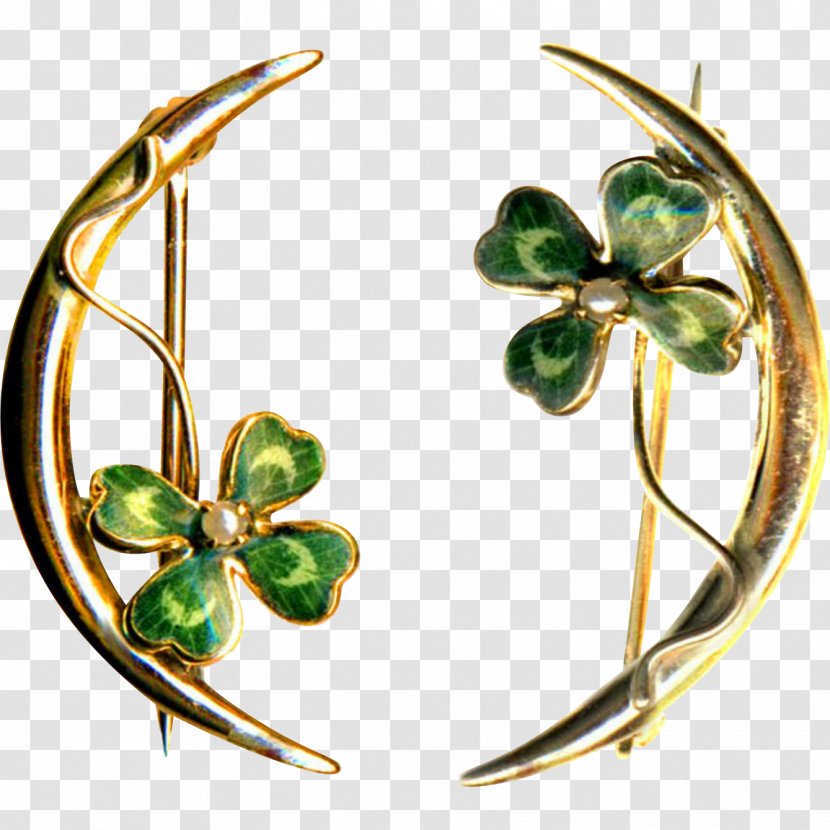 Earring Body Jewellery Clothing Accessories Gemstone - Jewelry - 4 Leaf Clover Transparent PNG