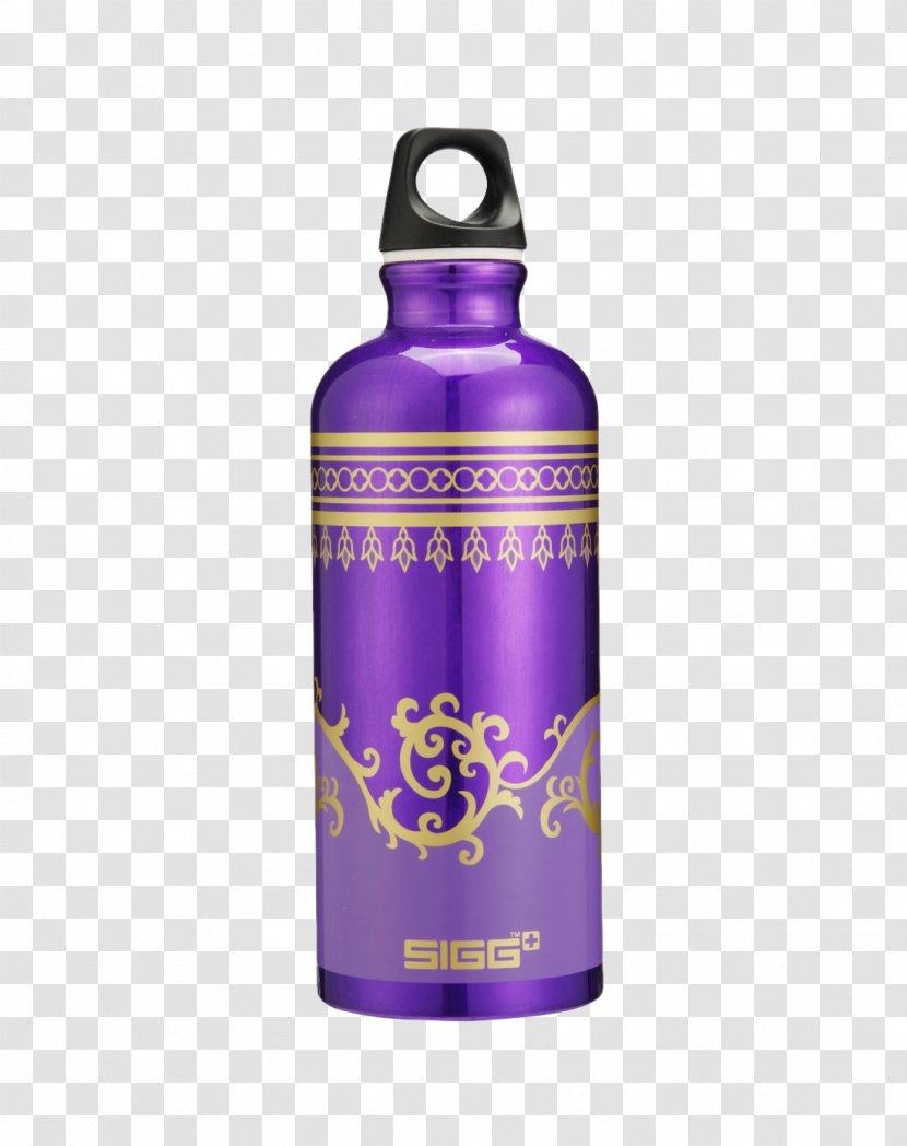 Water Bottle Switzerland Sigg - Violet - SIGG Imported Outdoor Kettle Transparent PNG