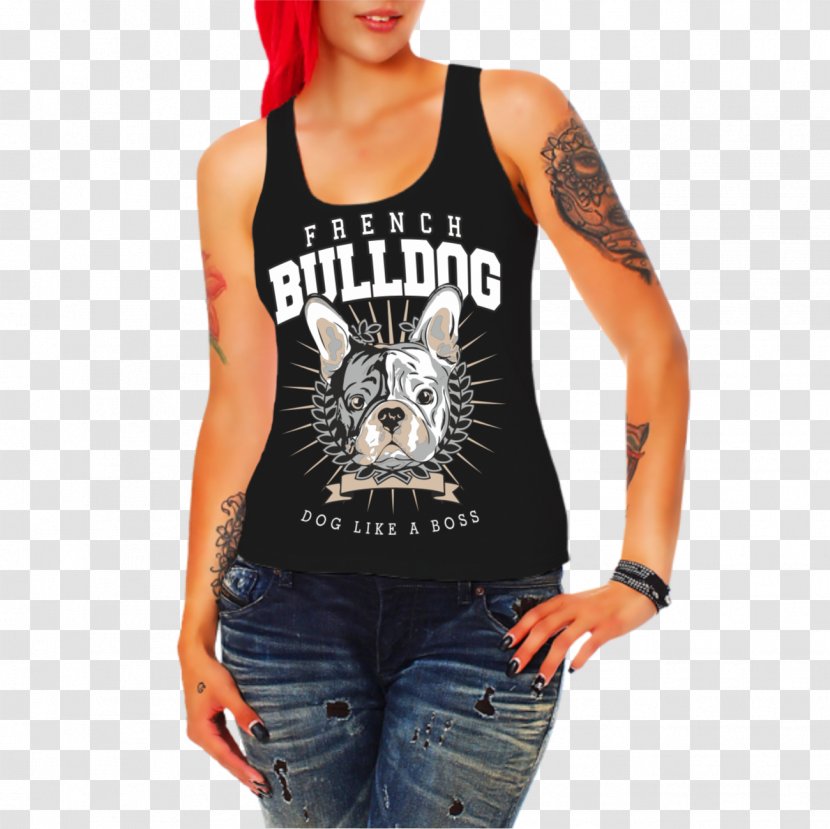 T-shirt Bulldog Top Staffordshire Bull Terrier American - Muscle Transparent PNG