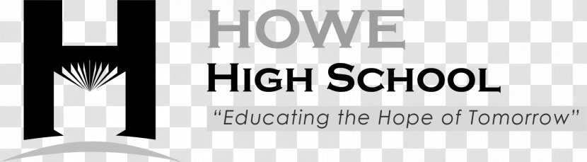 Howe High School Middle National Secondary - Black And White Transparent PNG