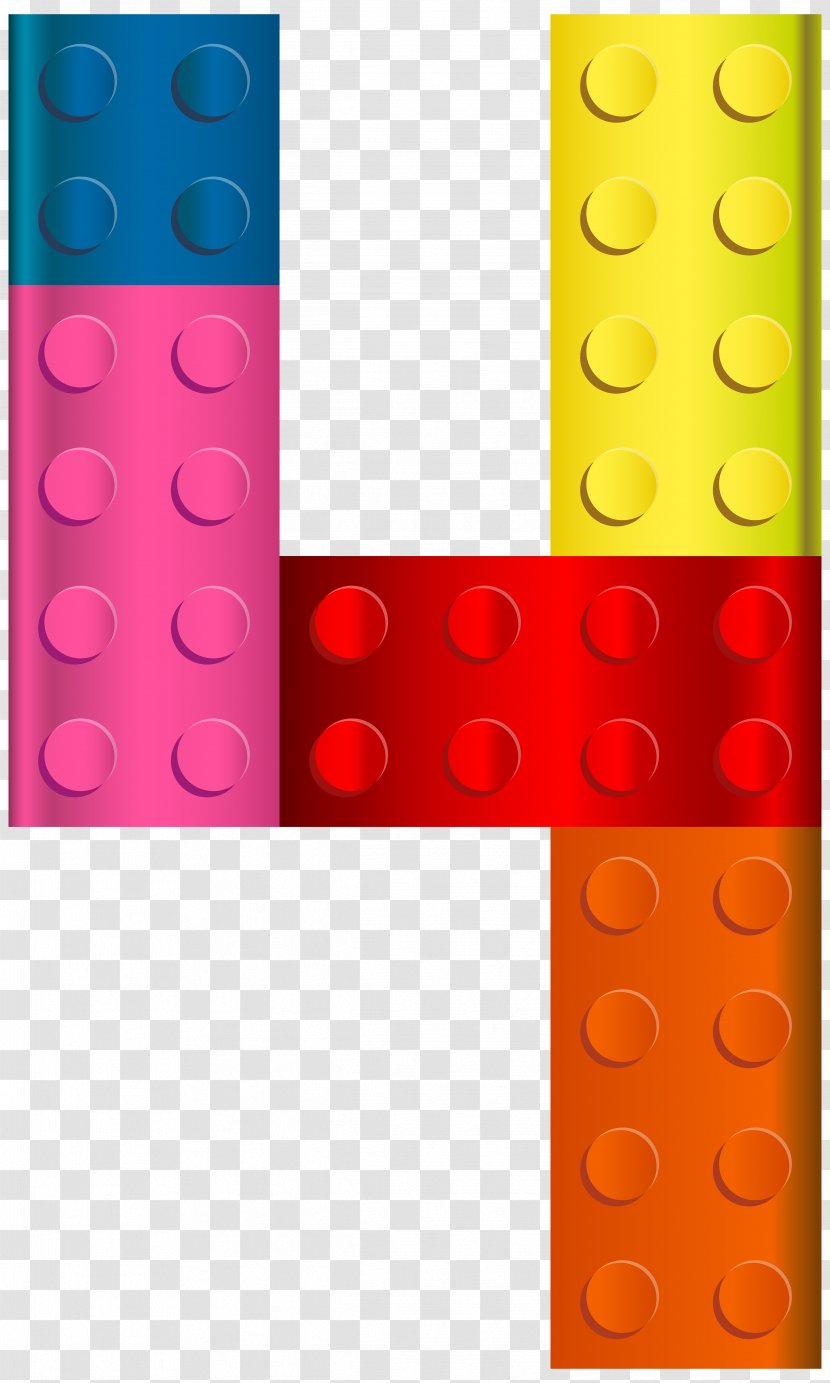 LEGO Clip Art - Product Design - Lego Number Four Transparent Image Transparent PNG