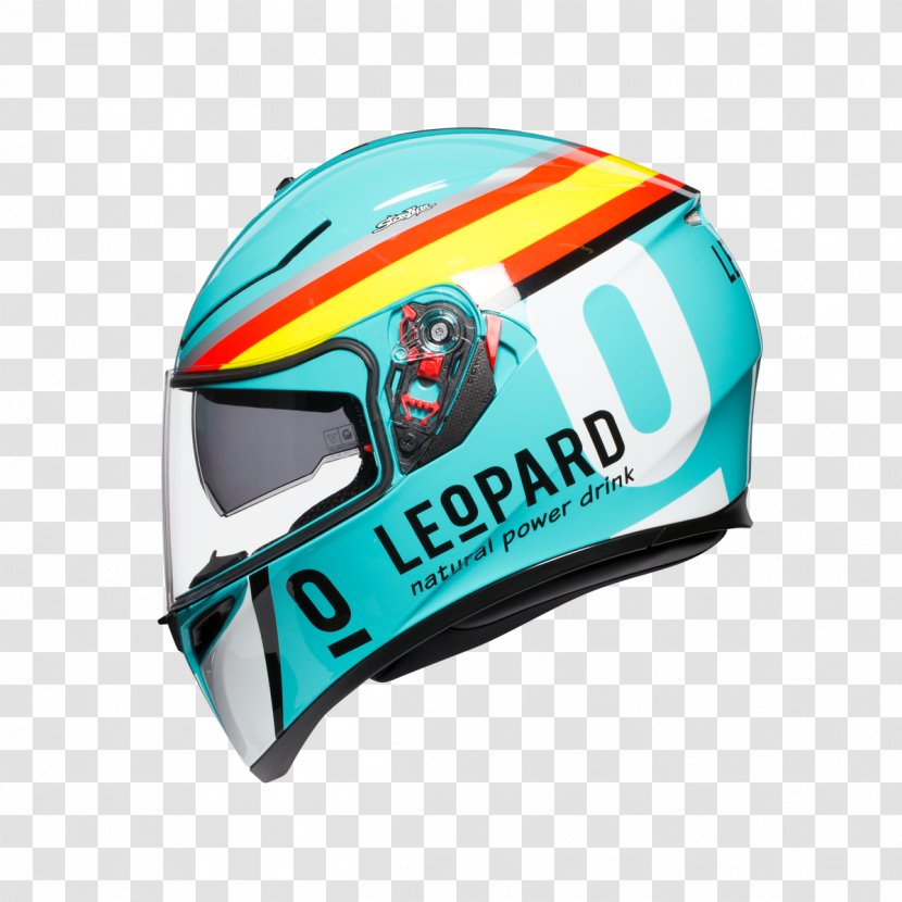 Motorcycle Helmets AGV Leopard Racing - Personal Protective Equipment Transparent PNG