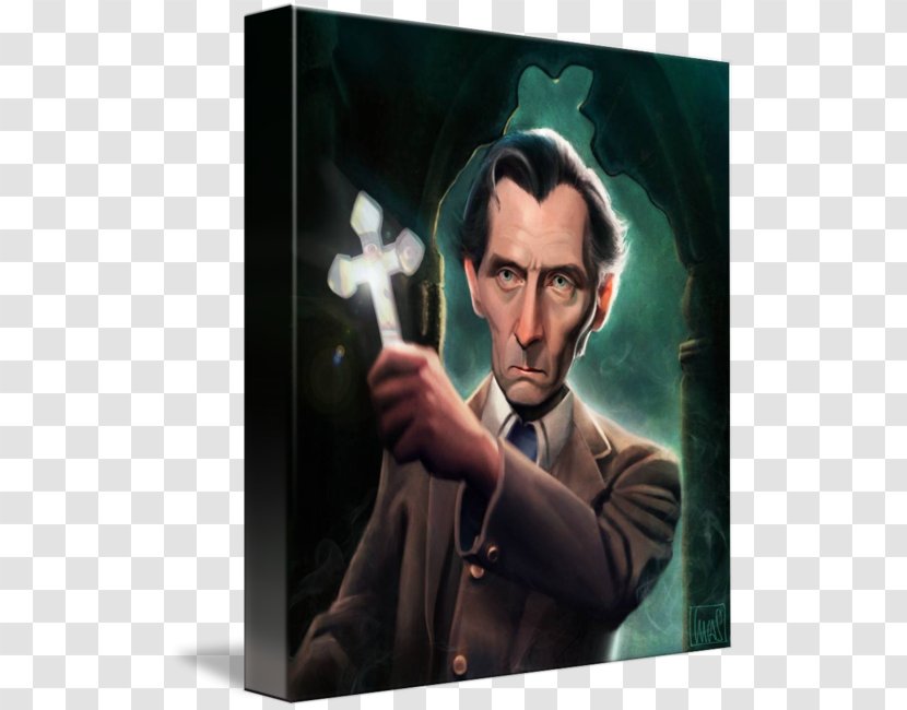 Peter Cushing Van Helsing Dracula Actor Art - Horror Transparent PNG