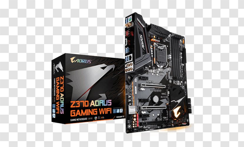 Graphics Cards & Video Adapters Motherboard LGA 1151 Gigabyte Z370 Aorus Gaming 7 ATX - Capacitors List Transparent PNG