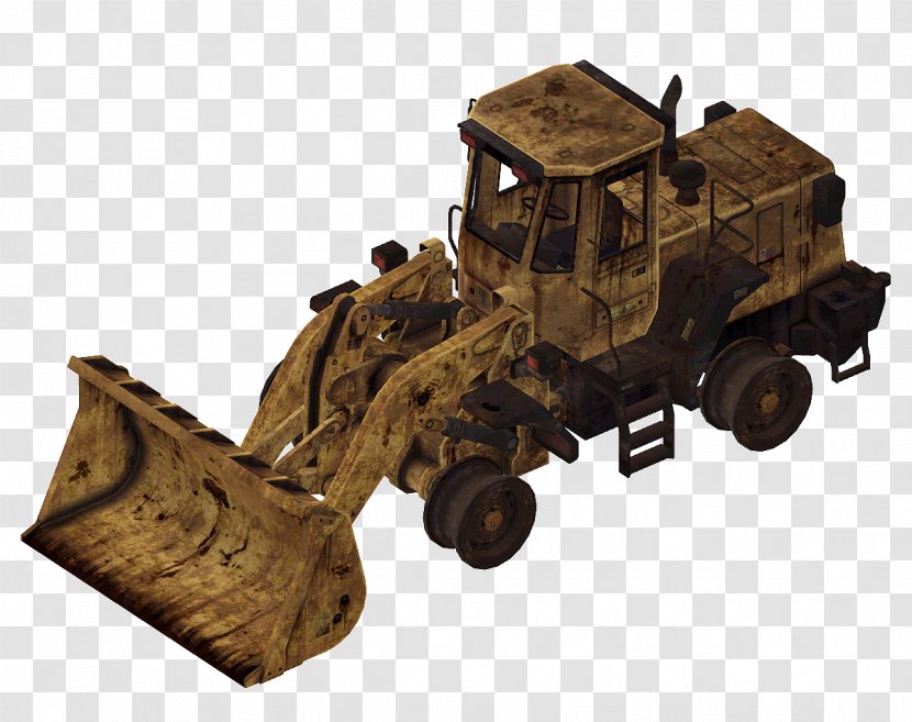 Fallout 4 Motor Vehicle Military Tractor - Bulldozer Transparent PNG