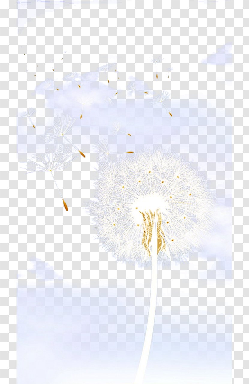 Text Sky Pattern - Stock Photography - Flying Dandelion Transparent PNG