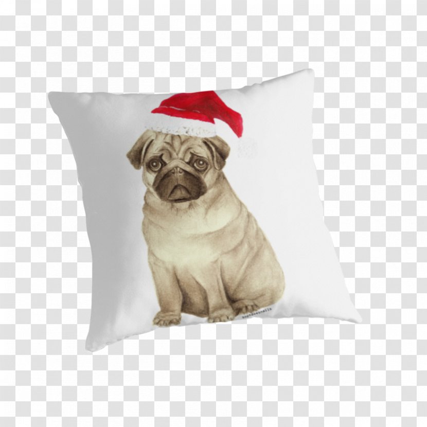 Pug Puppy Dog Breed Throw Pillows - Toy Transparent PNG