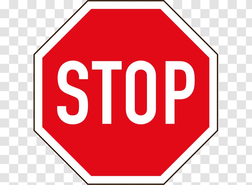Stop Sign Traffic Vienna Convention On Road Signs And Signals - Station Shape Determination Transparent PNG