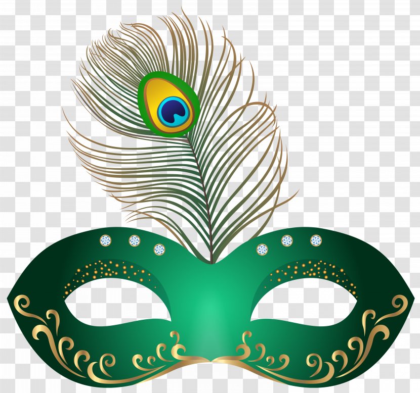 Carnival Of Venice Mask Clip Art - Headgear - Green Image Transparent PNG