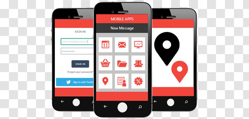 Web Development Mobile App Application - Communication Device - Android Transparent PNG