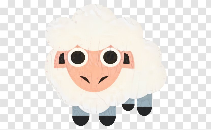 Cartoon Sheep Illustration Clip Art Drawing - Smile - Royaltyfree Transparent PNG