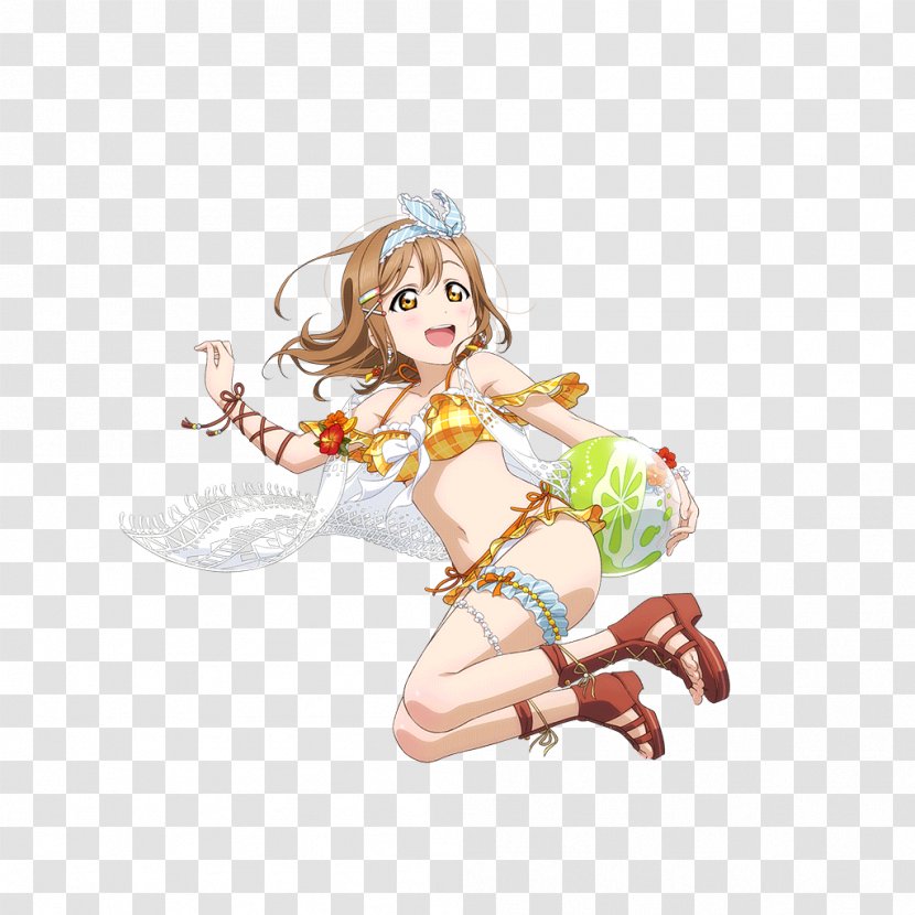 Aqours Love Live! Sunshine!! Swimsuit Cosplay Costume - Watercolor - Ruby Transparent PNG