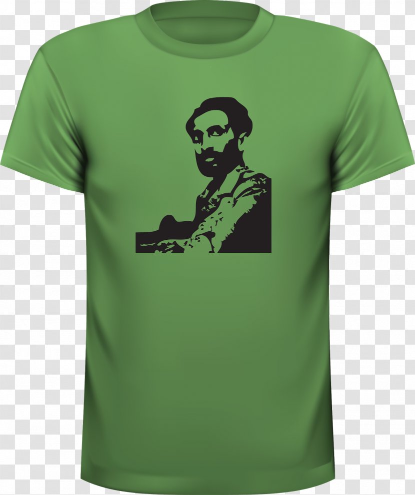 T-shirt Sleeve Neck Font - Brand - Haile Selassie Transparent PNG
