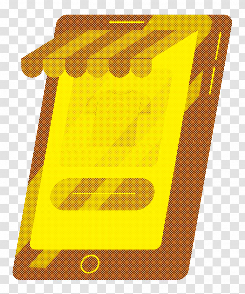 Mobile Phone Accessories Yellow Font Symbol Line Transparent PNG