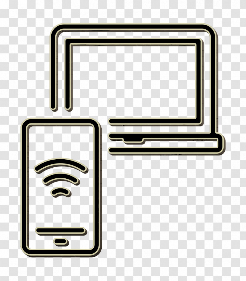 Smartphone Icon Laptop Icon Internet Of Things Icon Transparent PNG
