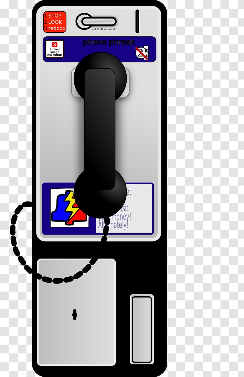 Payphone Telephone Booth Clip Art - Telephony - Iphone Transparent PNG