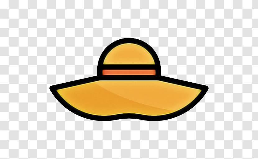 Yellow Clothing Hat Headgear Costume Hat Transparent PNG