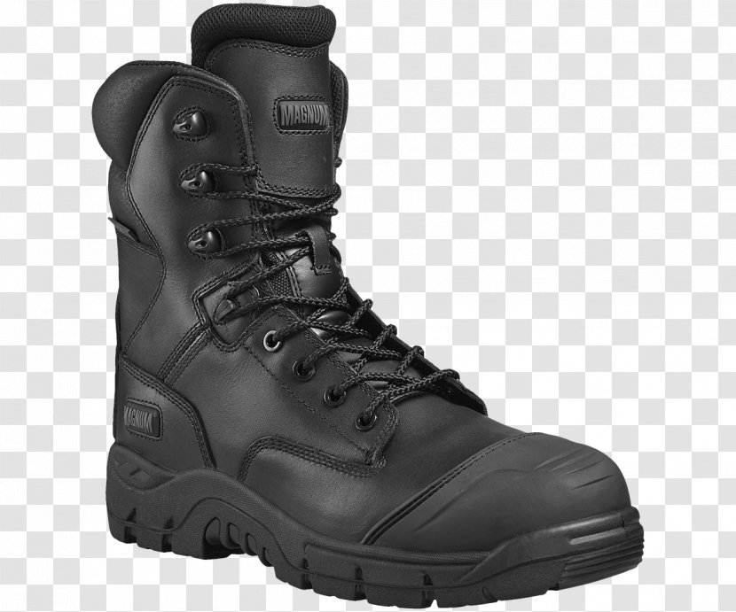 Steel-toe Boot Shoe Clothing Zipper - Black - Boots Transparent PNG