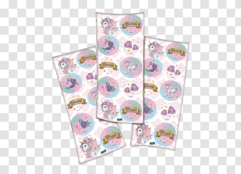 Paper Party Adhesive Unicorn Nonwoven Fabric - Price Transparent PNG