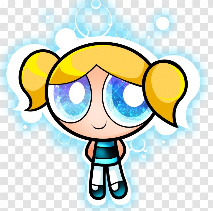 Bubbles Powerpuff Girls - Emoticon - Pleased Transparent PNG