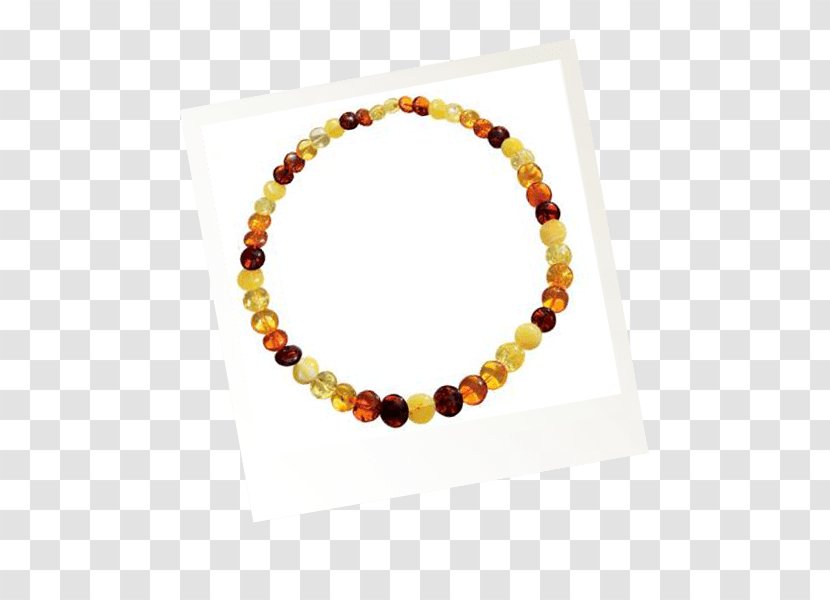 Amber Bead Necklace Bracelet Transparent PNG