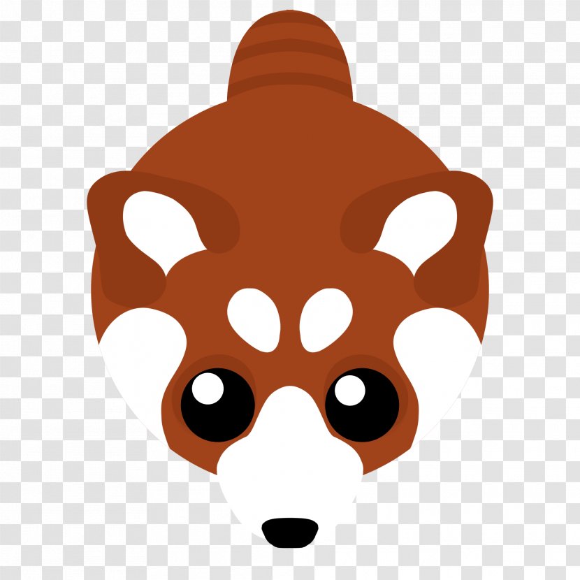 Mope.io Bear Red Panda Agar.io - Dog Like Mammal Transparent PNG