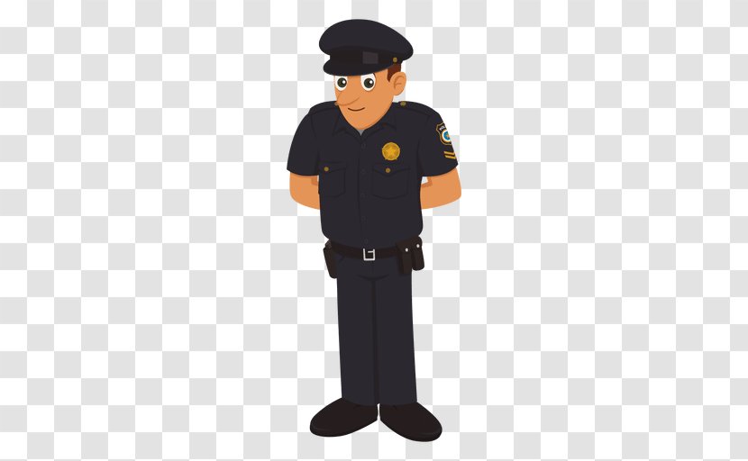 Police Officer Character Clip Art - Uniform - Policeman Transparent PNG