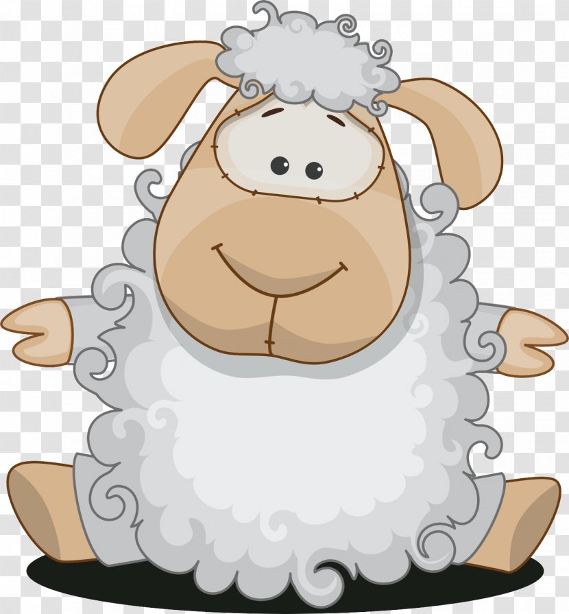 Sheep Goat - Pattern - Vector Cartoon Transparent PNG