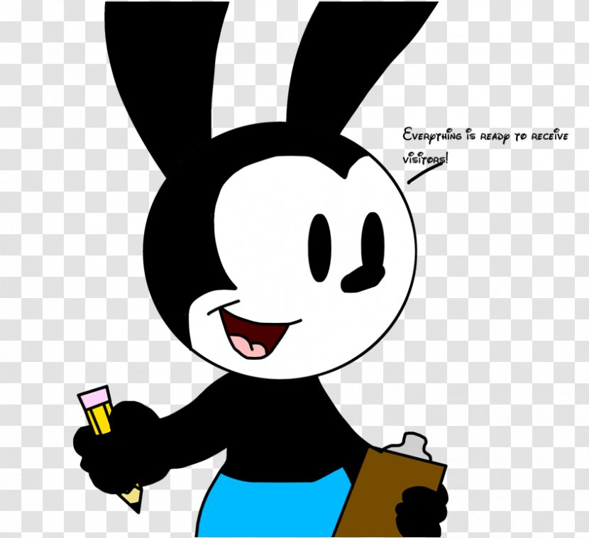 Oswald The Lucky Rabbit Animated Cartoon - Rabits And Hares Transparent PNG