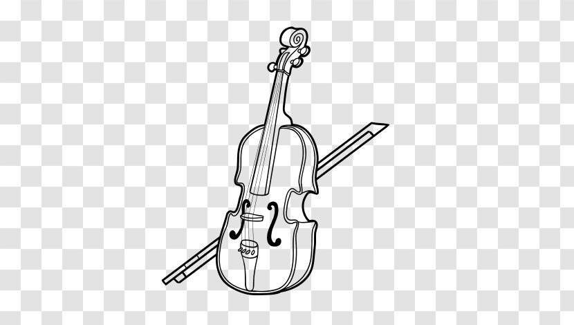 Musical Instruments Drawing Coloring Book Painting - Cartoon - Violin Transparent PNG