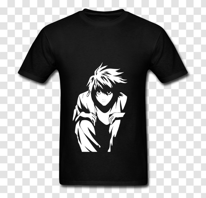 Light Yagami Ryuk T-shirt Death Note - Watercolor Transparent PNG