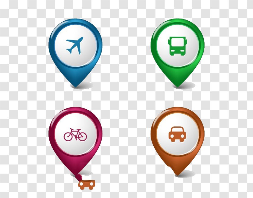 Map Icon - Pin - Location Transparent PNG