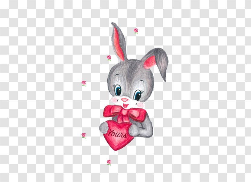 Easter Bunny Rabbit Cuteness - Cartoon - Lovely Transparent PNG