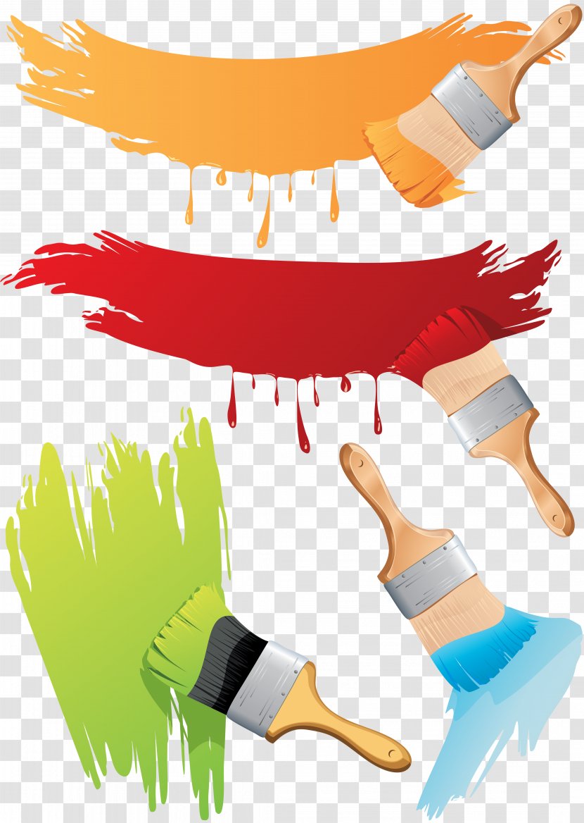 Paintbrush Watercolor Painting - Art - Paint Transparent PNG