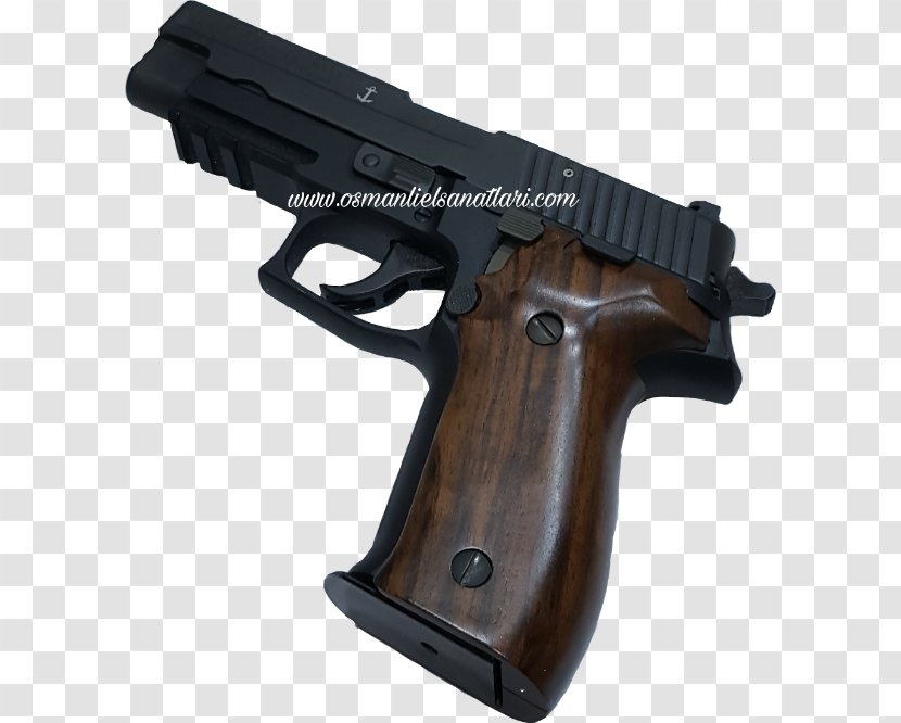 SIG Sauer P226 Sig Holding Weapon Pistol - Trigger Transparent PNG