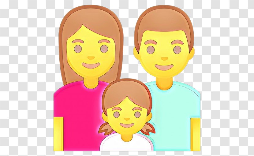 Happy Family Cartoon - Head - Smile Transparent PNG