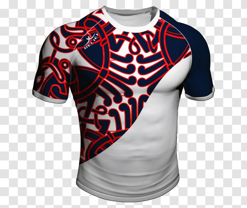 Rugby Shirt T-shirt Jersey - Sportswear Transparent PNG