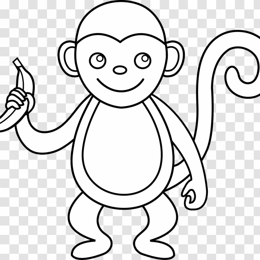 Clip Art Drawing Image Monkey Graphics - Flower Transparent PNG