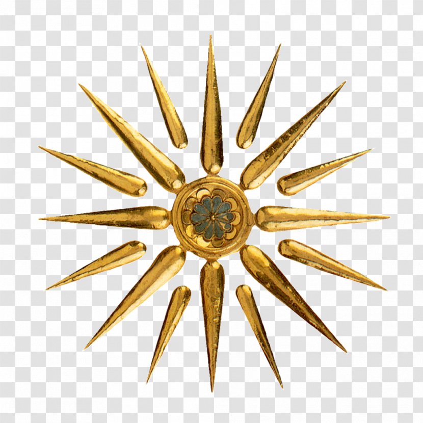 Vergina Sun Macedonia Ancient Greece Argead Dynasty - Symmetry - 883 Nord Sud Ovest Est Transparent PNG