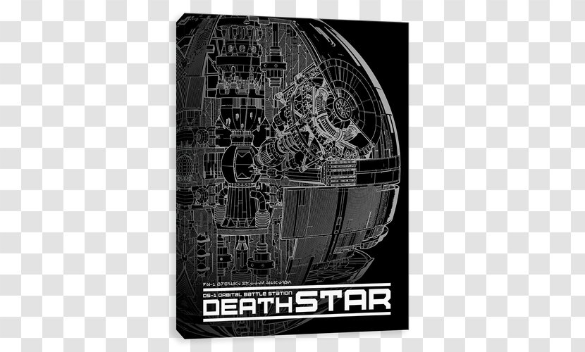 Death Star Wars Canvas Poster Art Transparent PNG