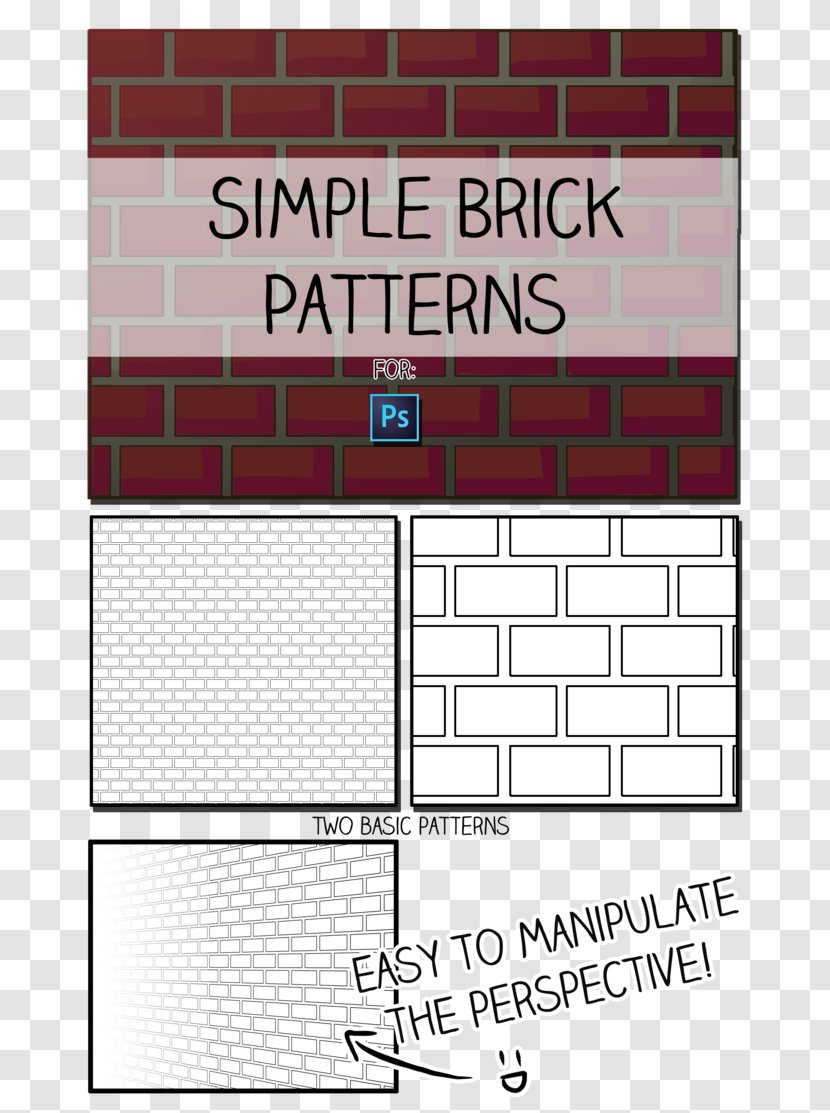 Paper Brick Drawing Tile Pattern - Art Transparent PNG