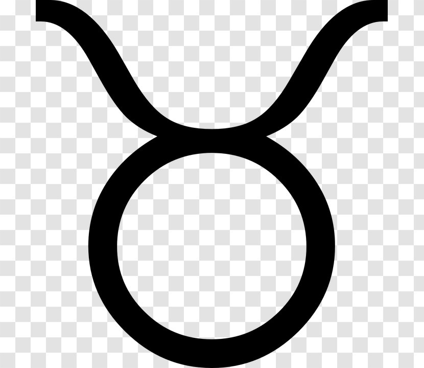 Astrological Sign Taurus Zodiac Ascendant Symbol - Monochrome Photography Transparent PNG