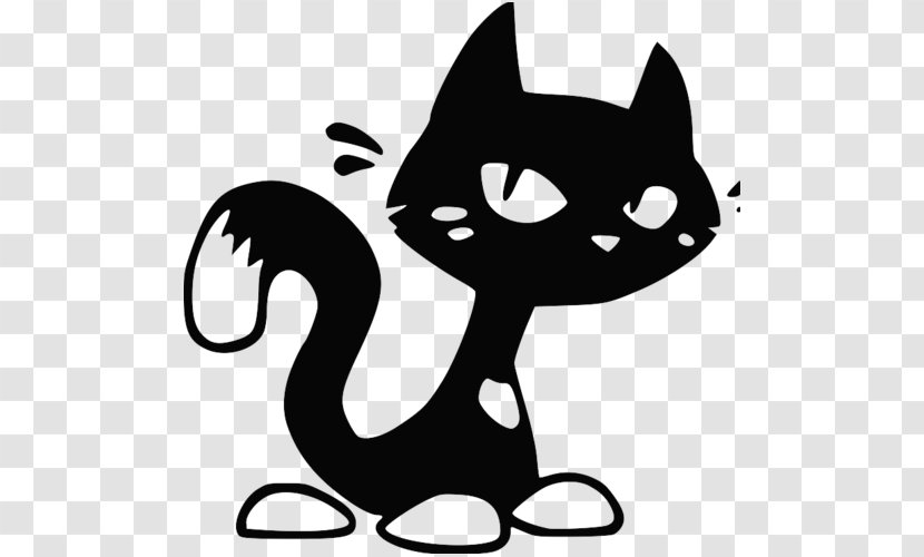 Whiskers Kitten Black Cat Domestic Short-haired - Vertebrate Transparent PNG