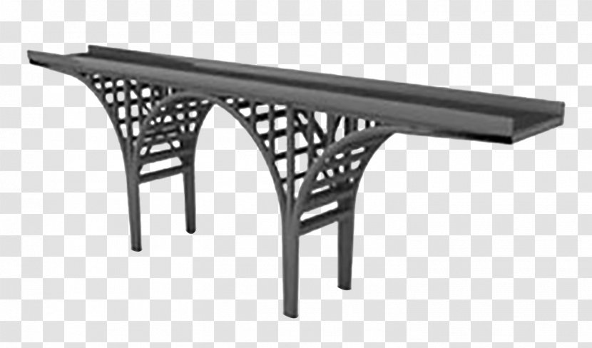 Rail Transport Viaduct Bridge 3D Modeling Autodesk 3ds Max - Gray Model Of Transparent PNG