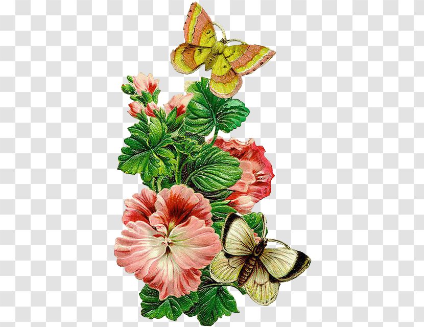 Paper Flower Clip Art - Watercolor Painting - Butterfly Transparent PNG