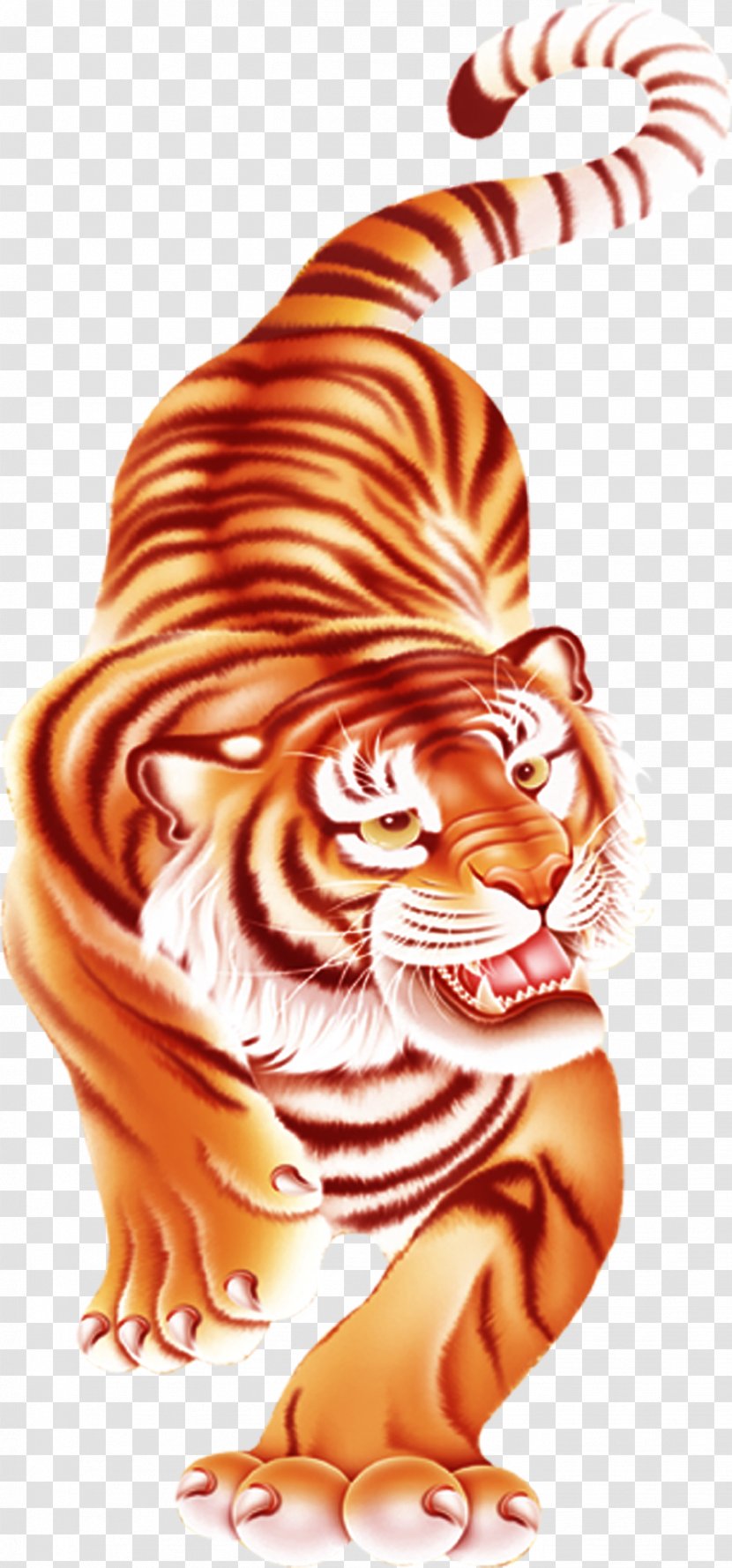 Golden Tiger Lion - Big Cats Transparent PNG